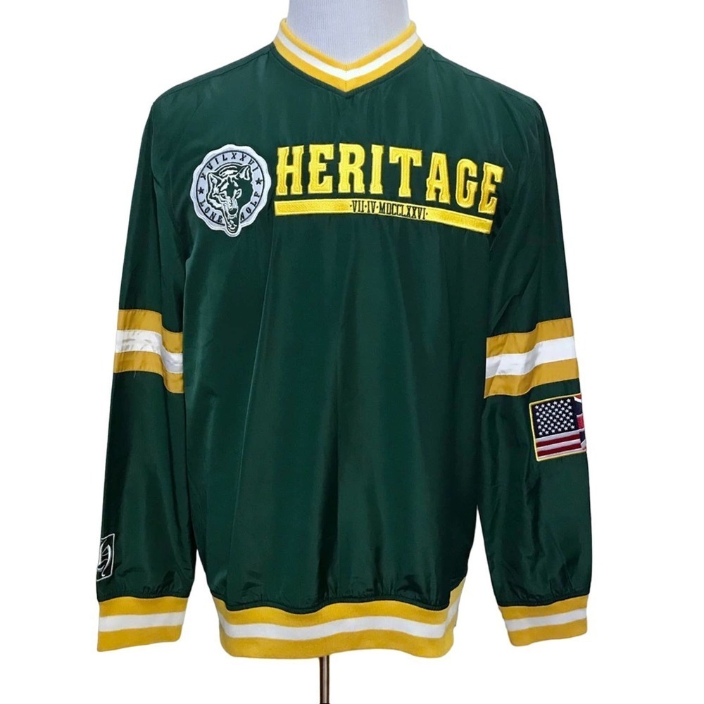 Heritage by America NWOT Pullover Windbreaker for Men L